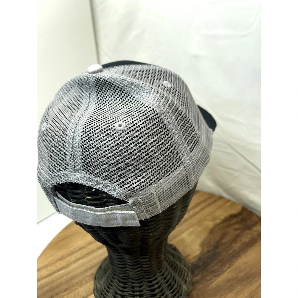 Jack Daniels‎ Tennessee Honey Hat Cap Black & Gray Strap Back Adjustable New